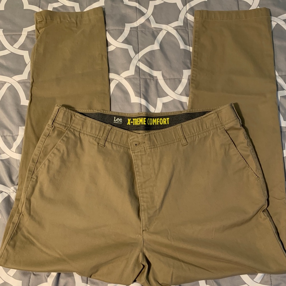 Men’s Lee Performance Series Extreme Comfort Slim Fit Flat Front Khakis